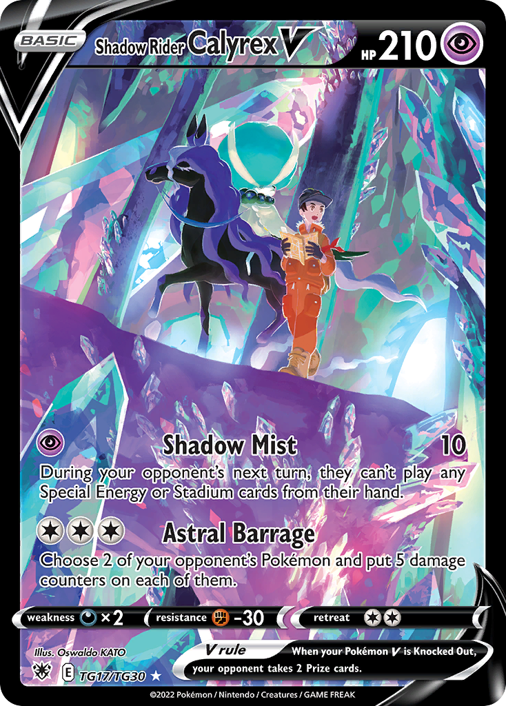 Shadow Rider Calyrex V - Astral Radiance Trainer Gallery - TG17