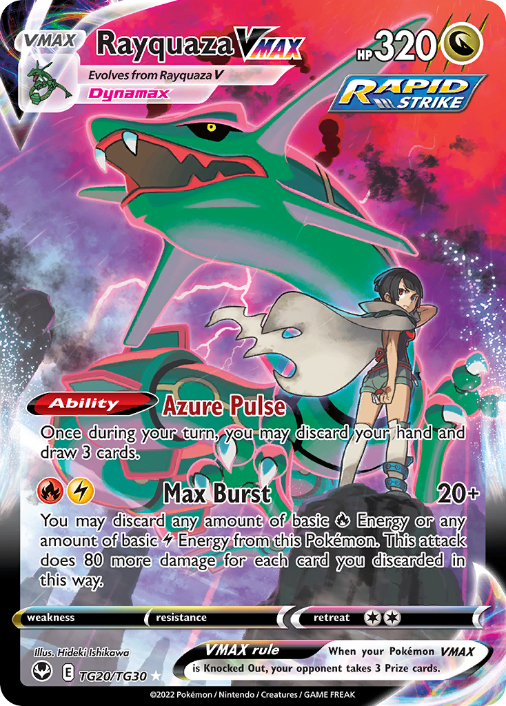 Rayquaza VMAX - Silver Tempest Trainer Gallery - TG20