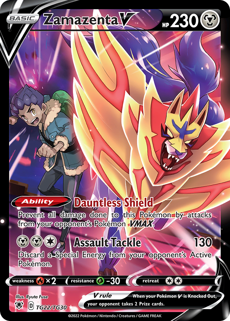 Zamazenta V - Astral Radiance Trainer Gallery - TG22