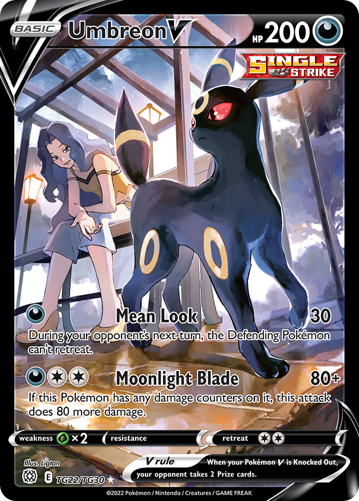 Umbreon V - Brilliant Stars Trainer Gallery - TG22