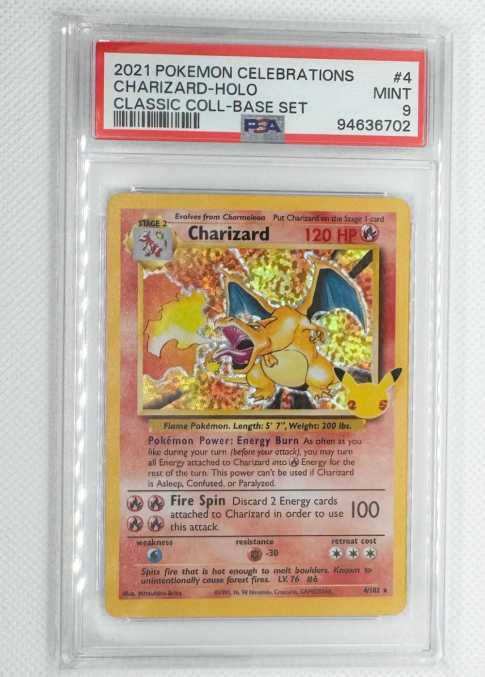 Charizard Celebrations - PSA 9