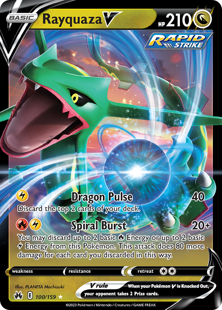 Rayquaza V - Crown Zenith - 100