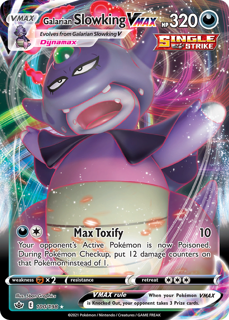 Galarian Slowking VMAX - Chilling Reign - 100