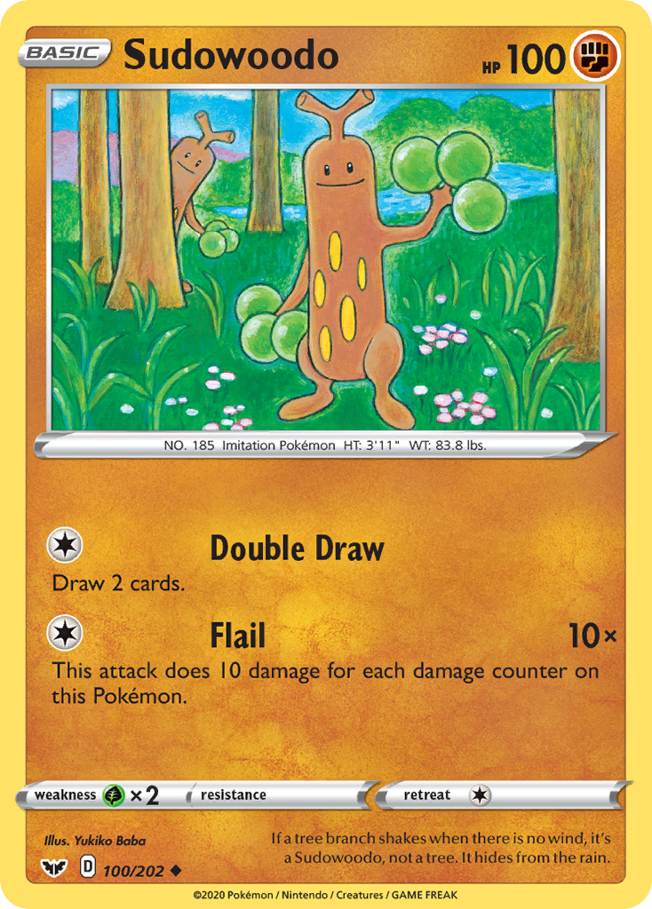 Sudowoodo - Sword & Shield - 100