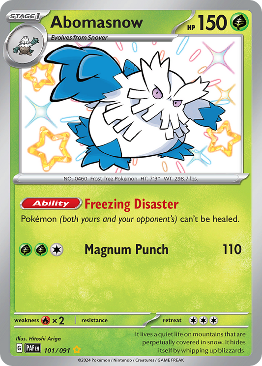Abomasnow - Paldean Fates - 101