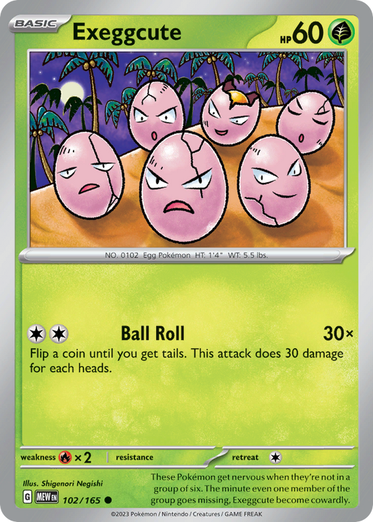 Exeggcute - 151 - 102