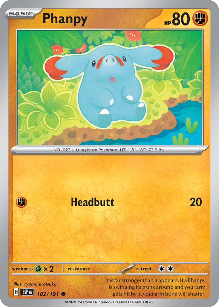 Phanpy - Surging Sparks - 102
