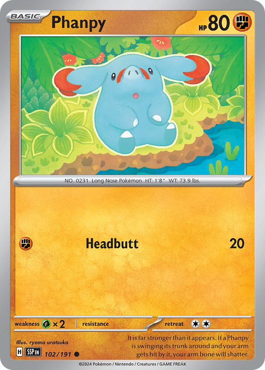 Phanpy - Surging Sparks - 102