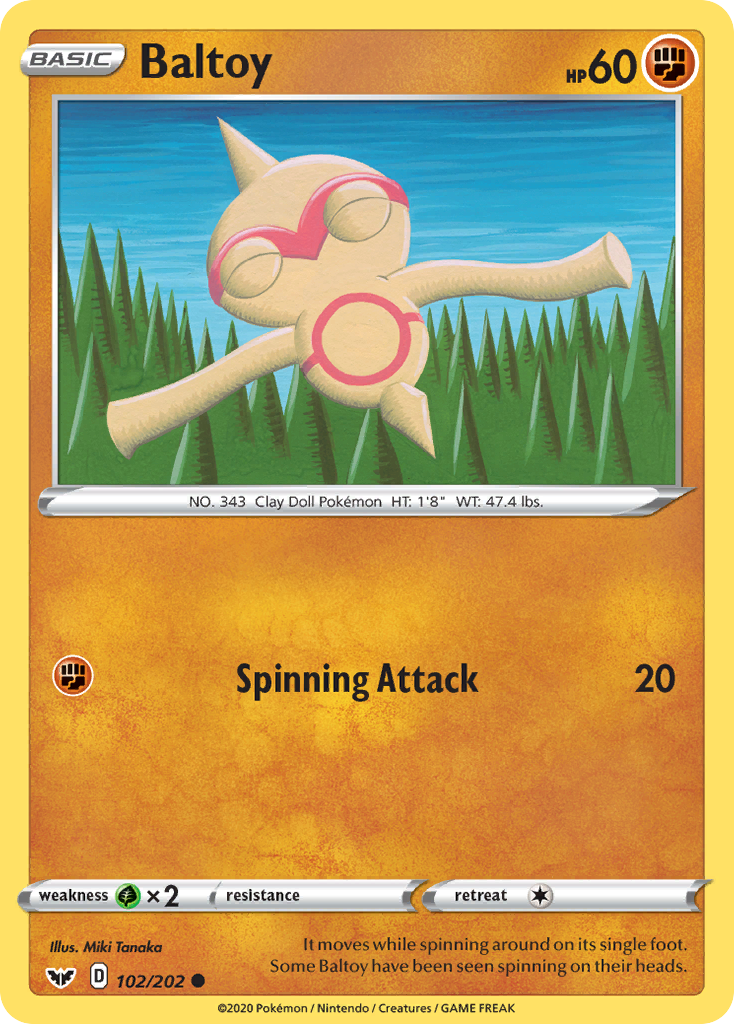 Baltoy - Sword & Shield - 102