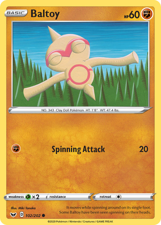 Baltoy - Sword & Shield - 102