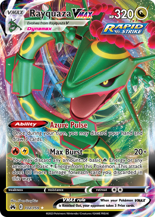 Rayquaza VMAX - Crown Zenith - 102