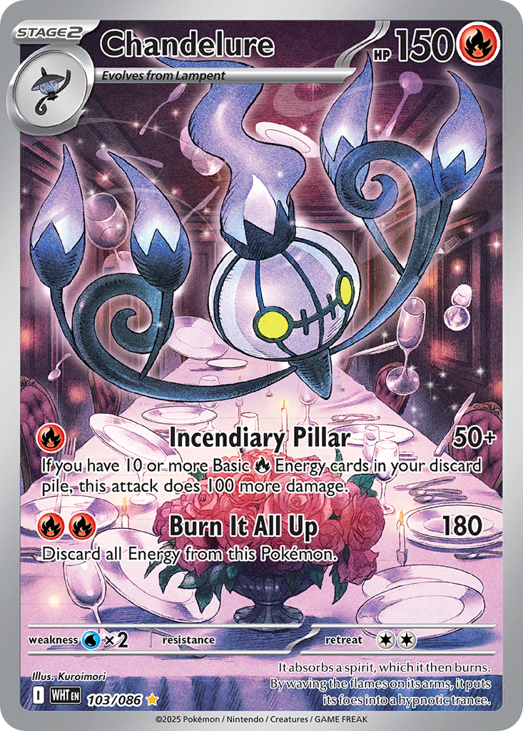 Chandelure - White Flare - 103