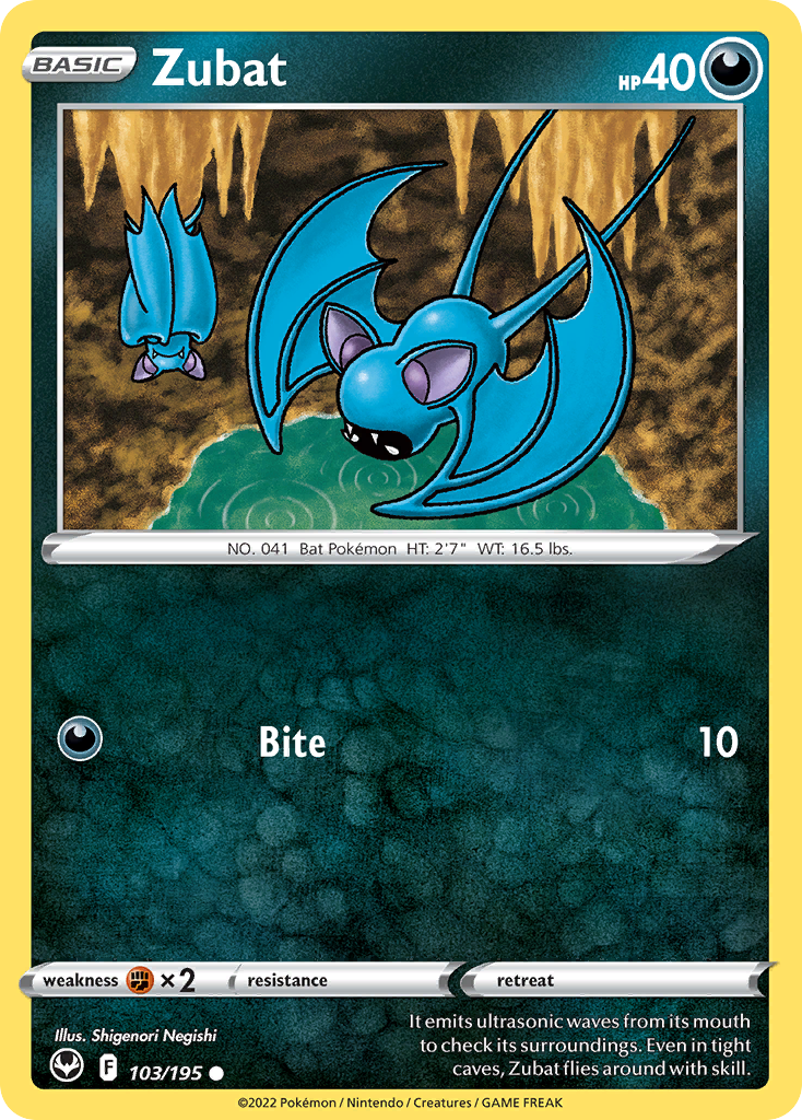 Zubat - Silver Tempest - 103