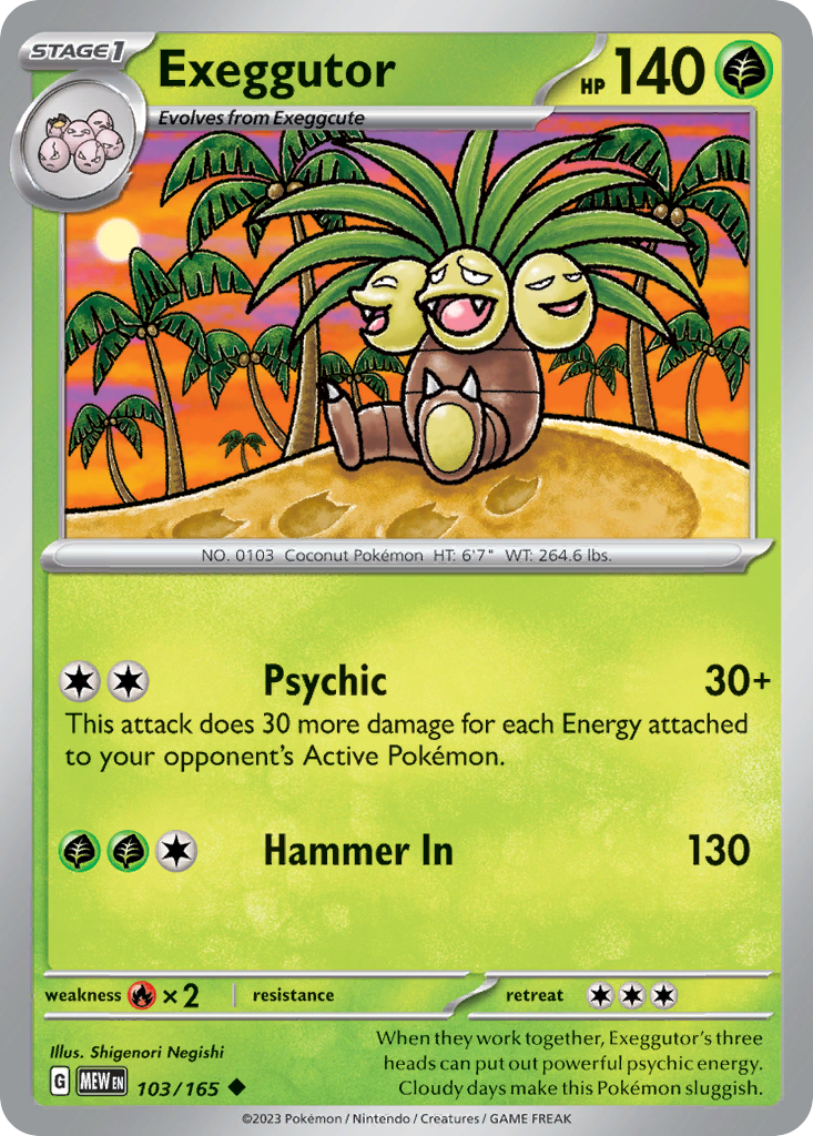 Exeggutor - 151 - 103