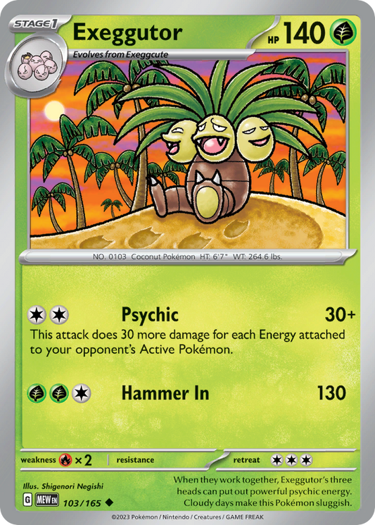 Exeggutor - 151 - 103