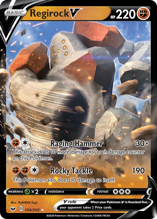 Regirock V - Sword & Shield - 104