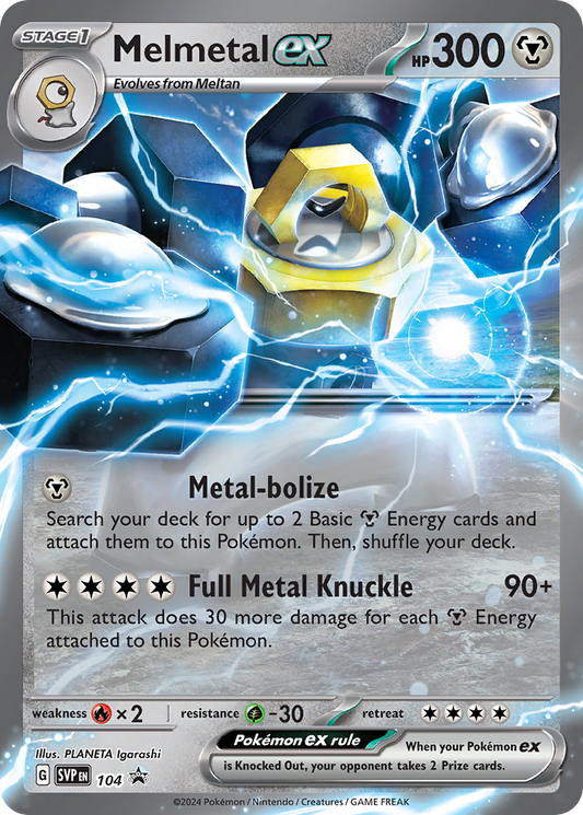 Melmetal ex - Scarlet & Violet Promos - 104