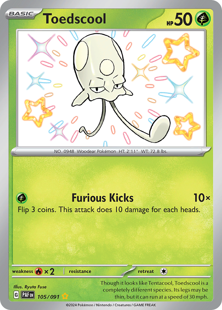 Toedscool - Paldean Fates - 105
