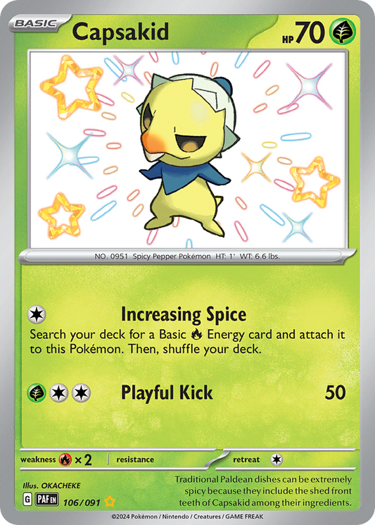 Capsakid - Paldean Fates - 106