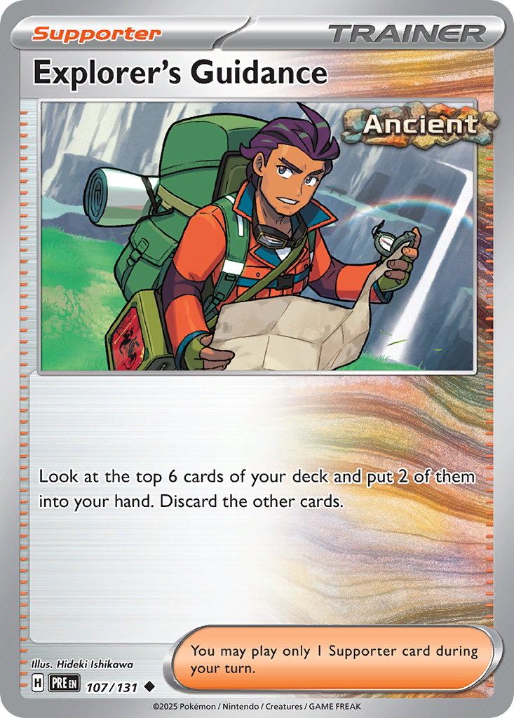 Explorer's Guidance - Prismatic Evolutions - 107