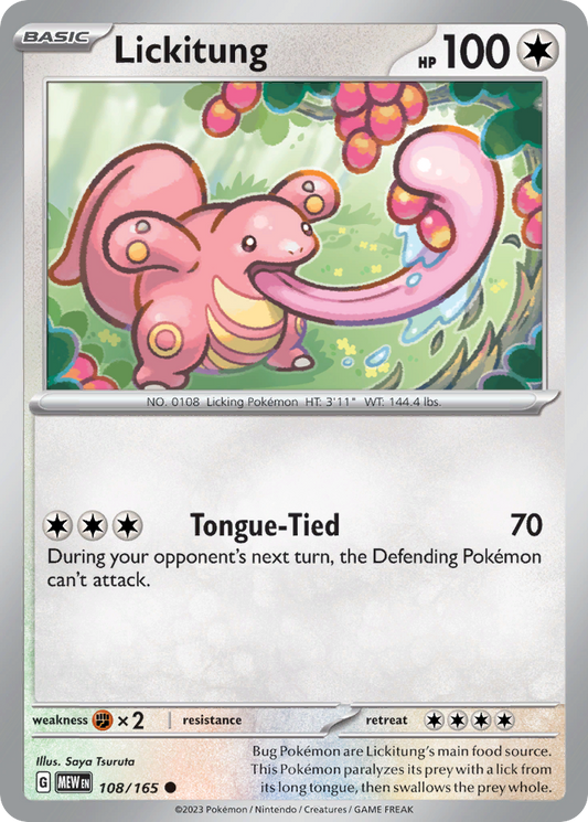 Lickitung - 151 - 108