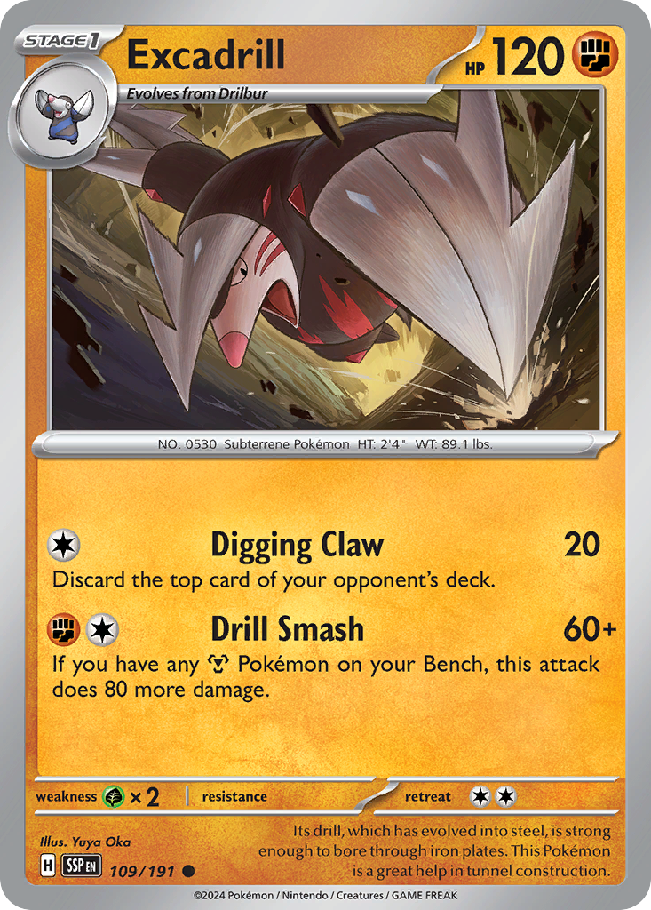 Excadrill - Surging Sparks - 109