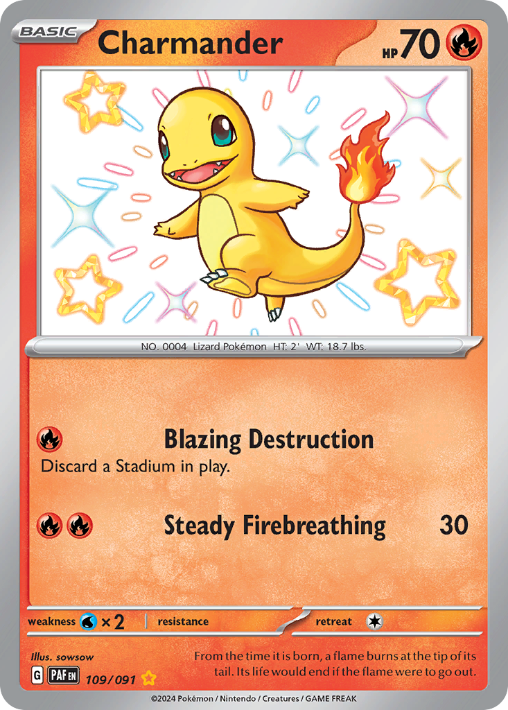 Charmander - Paldean Fates - 109