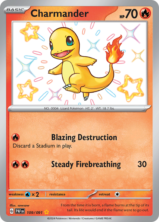 Charmander - Paldean Fates - 109
