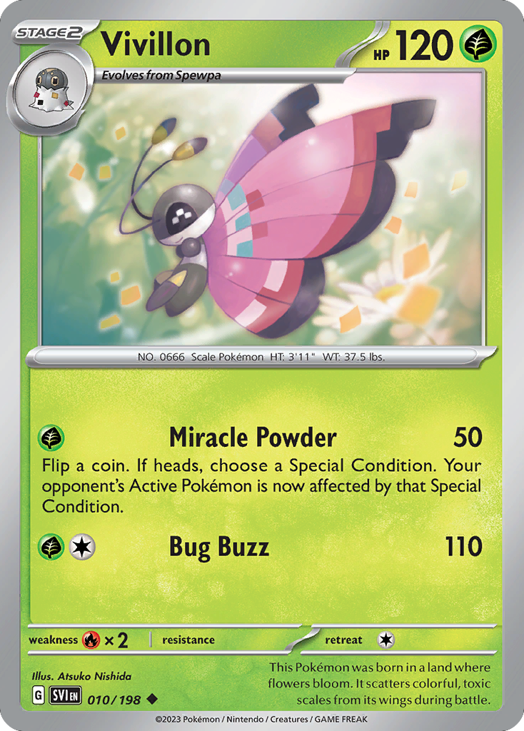 Vivillon - Scarlet & Violet - 010
