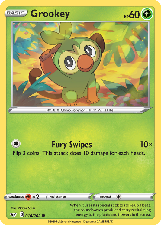 Grookey - Sword & Shield - 010