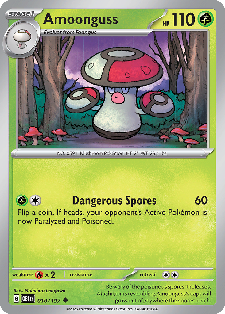 Amoonguss - Obsidian Flames - 010
