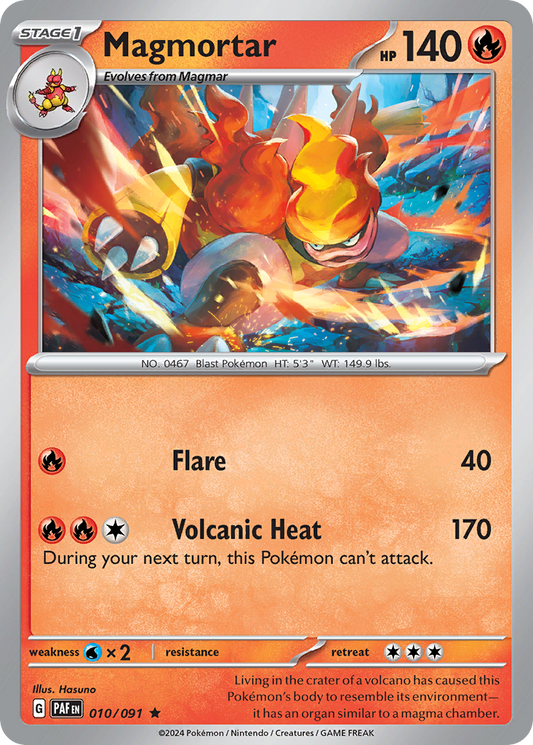 Magmortar - Paldean Fates - 010