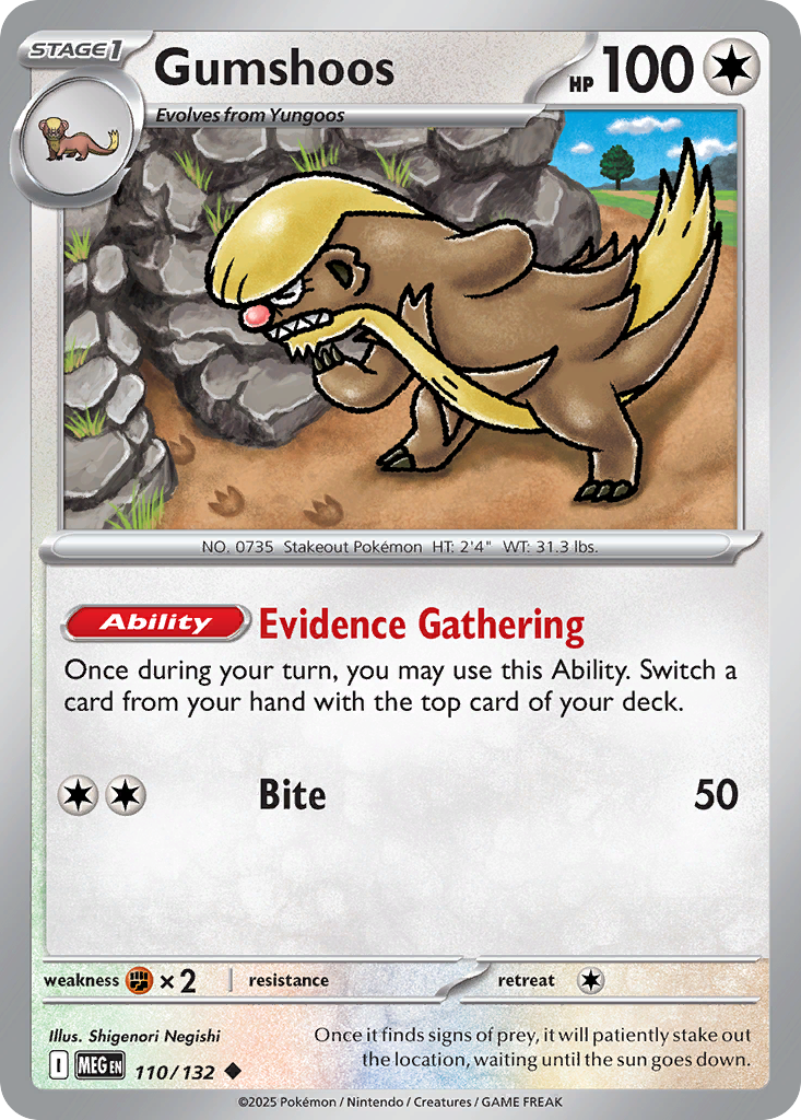 Gumshoos - Mega Evolution - 110