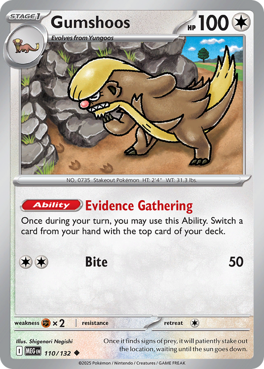 Gumshoos - Mega Evolution - 110