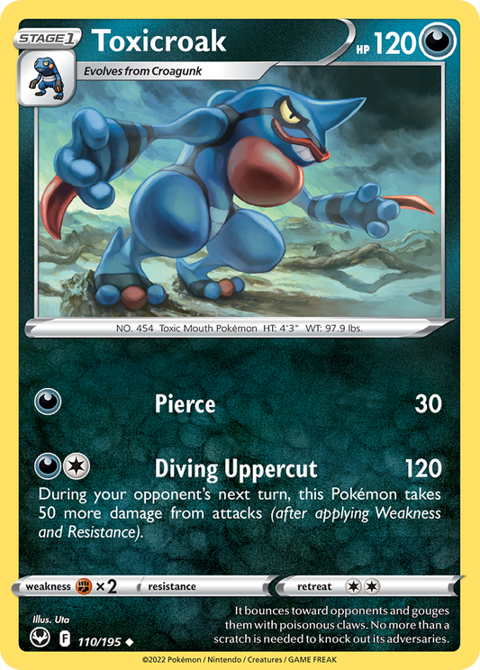 Toxicroak - Silver Tempest - 110