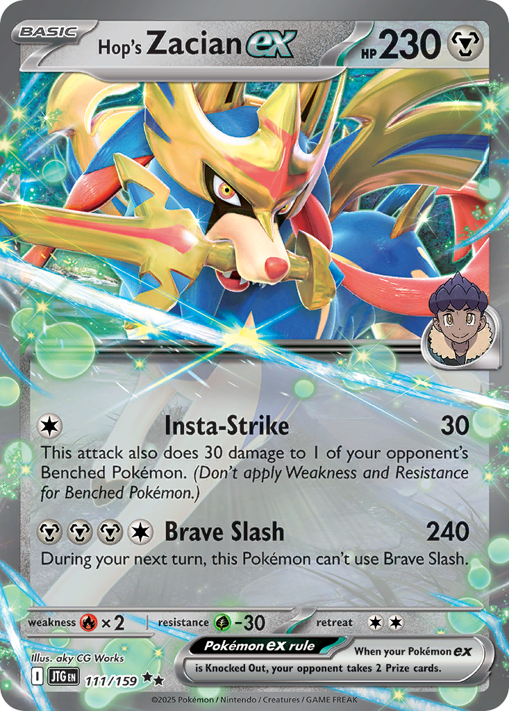 Hop's Zacian ex - Journey Together - 111