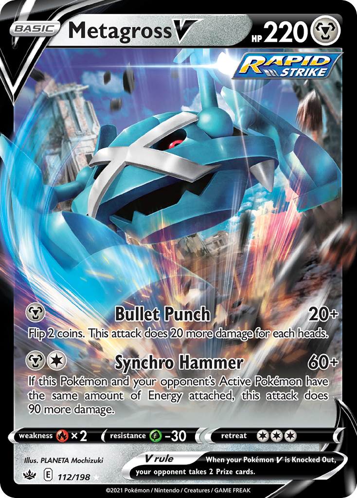 Metagross V - Chilling Reign - 112