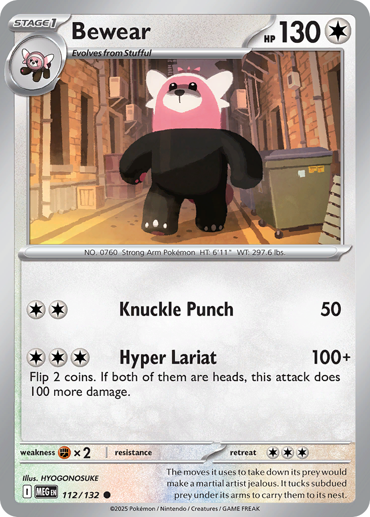 Bewear - Mega Evolution - 112