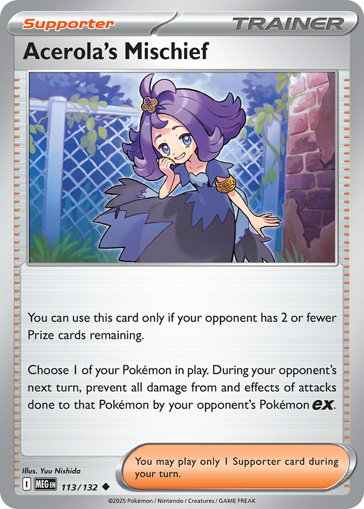 Acerola's Mischief - Mega Evolution - 113