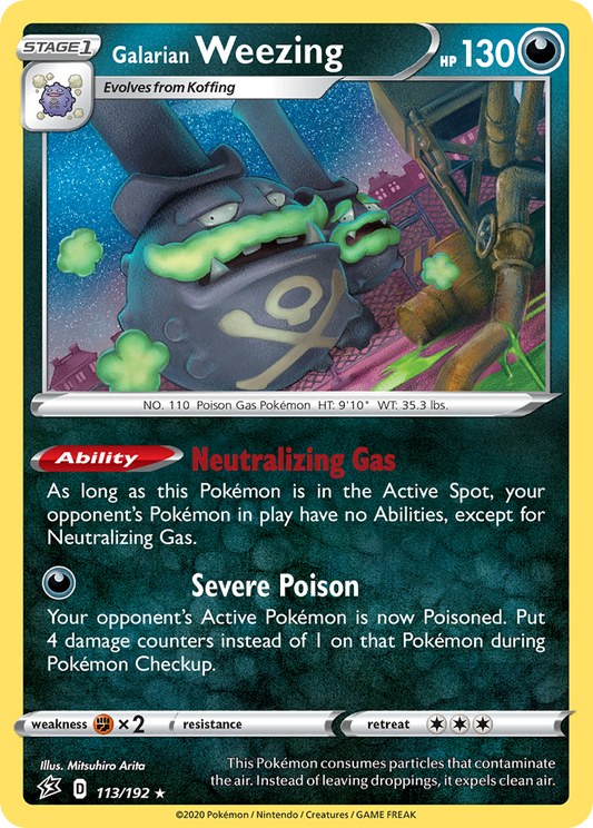 Galarian Weezing - Rebel Clash - 113