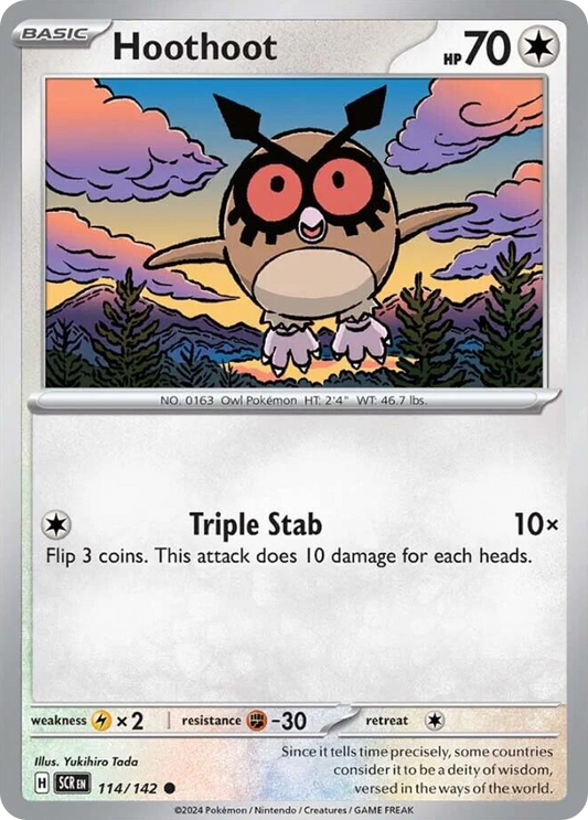 Hoothoot - Stellar Crown - 114