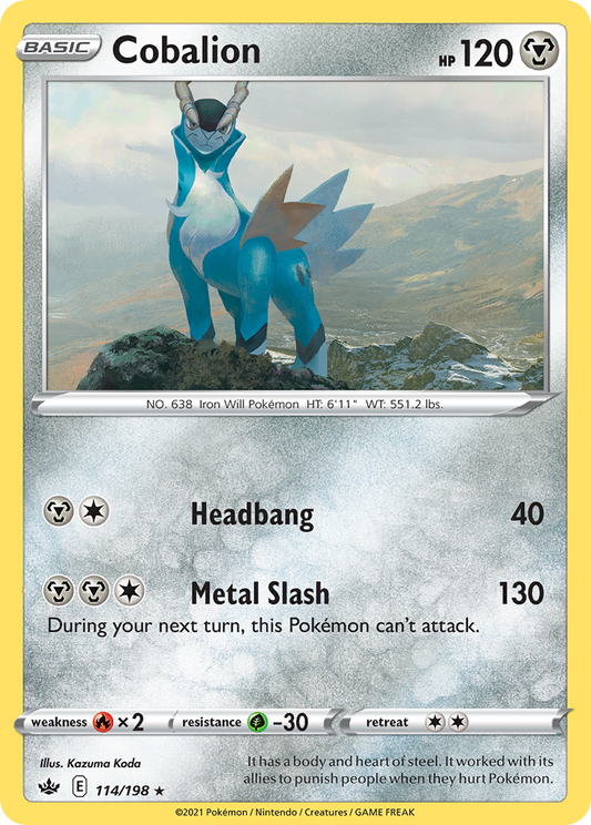 Cobalion - Chilling Reign - 114