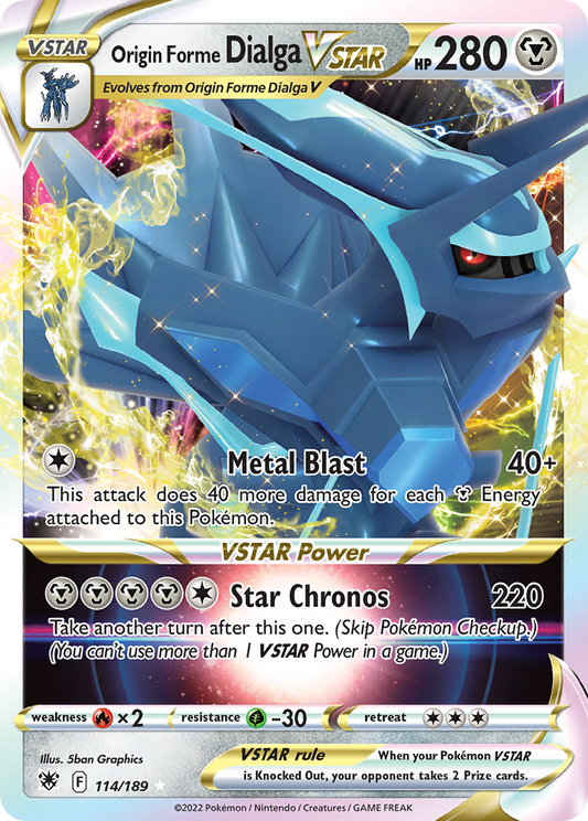 Origin Forme Dialga VSTAR - Astral Radiance - 114