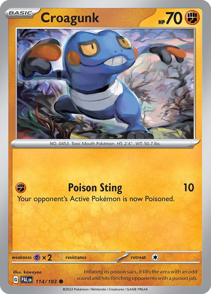 Croagunk - Paldea Evolved - 114