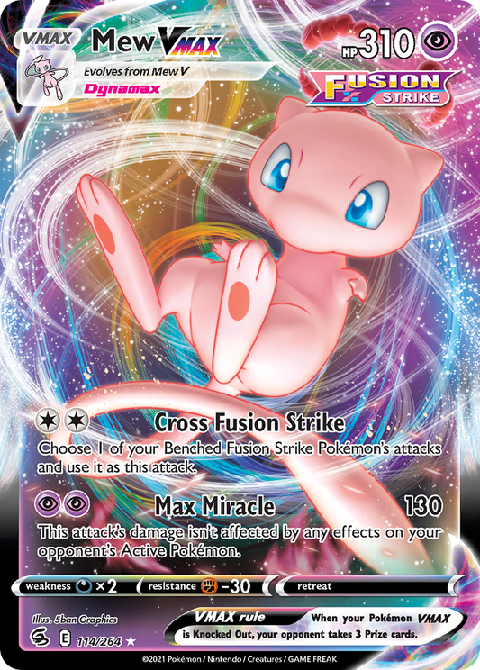 Mew VMAX - Fusion Strike - 114