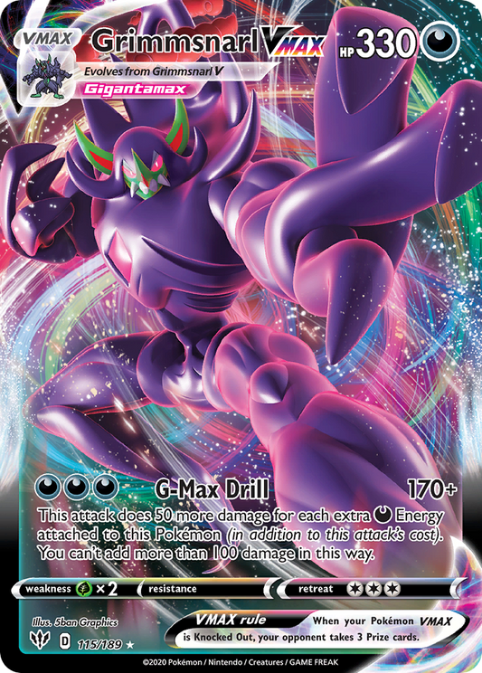 Grimmsnarl VMAX - Darkness Ablaze - 115