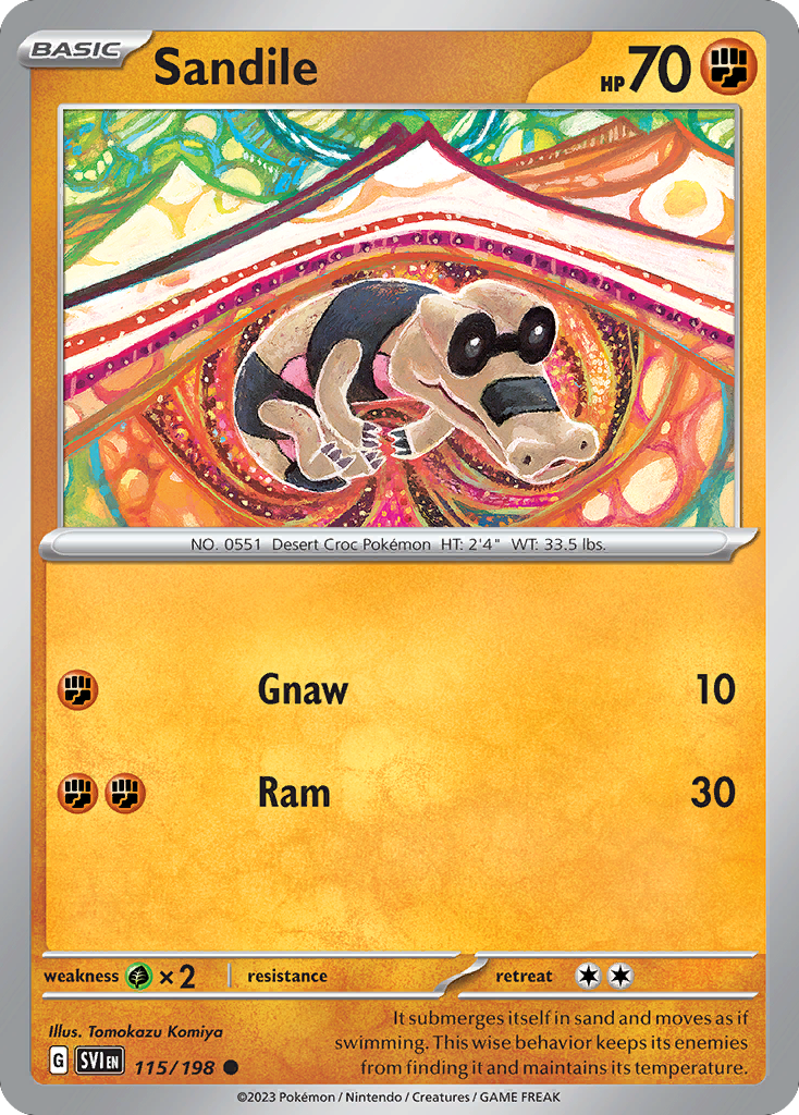 Sandile - Scarlet & Violet - 115
