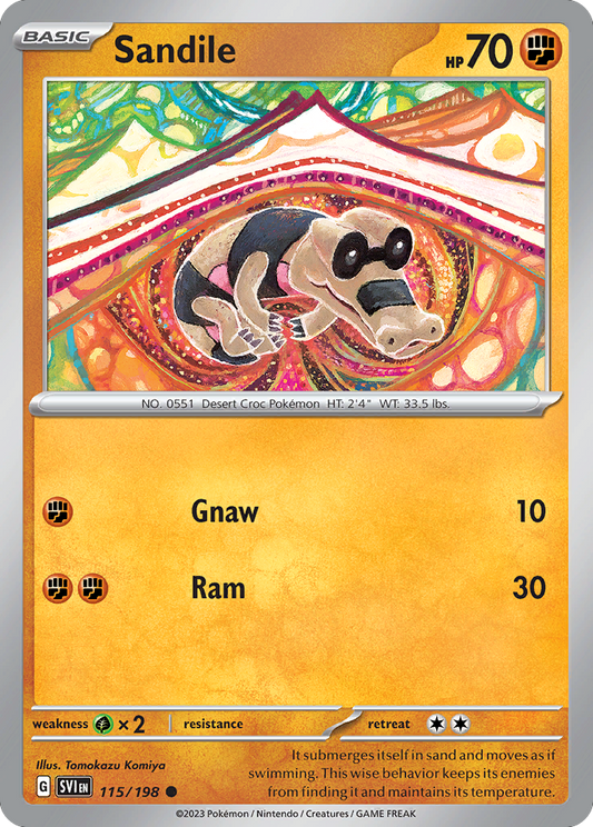 Sandile - Scarlet & Violet - 115