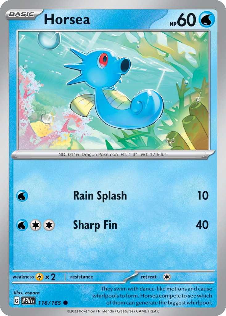 Horsea - 151 - 116