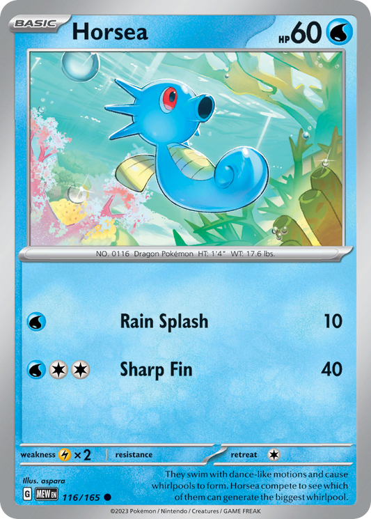 Horsea - 151 - 116